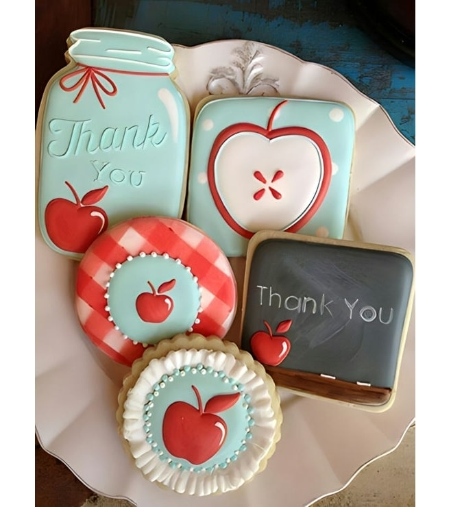 Thanky You Teacher Cookies, Back to School