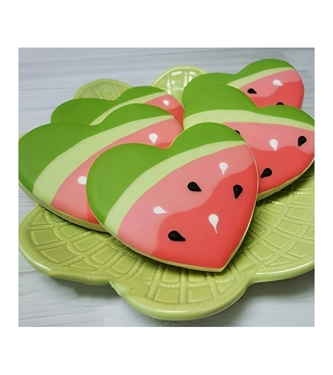 Watermelon Thank You Cookies