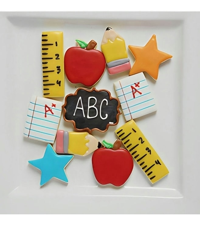 School Stationary Cookies