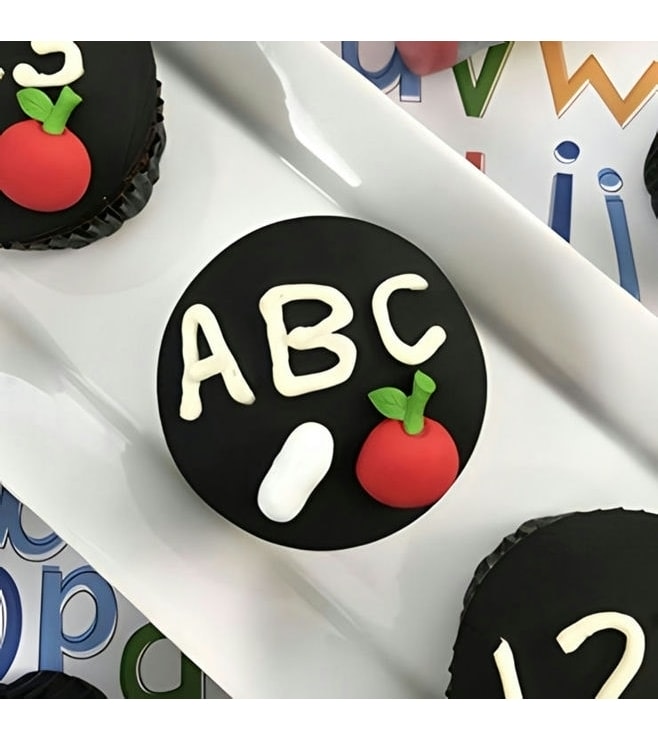 ABC School Cupcakes, Back to School