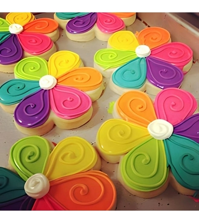 Flower Wheel Cookies