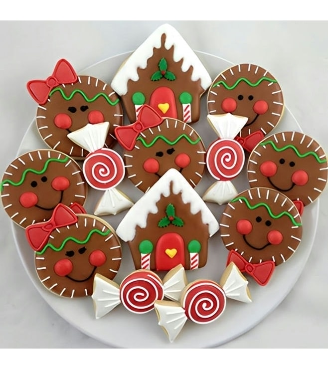 Him and Her Gingerbread Cookies