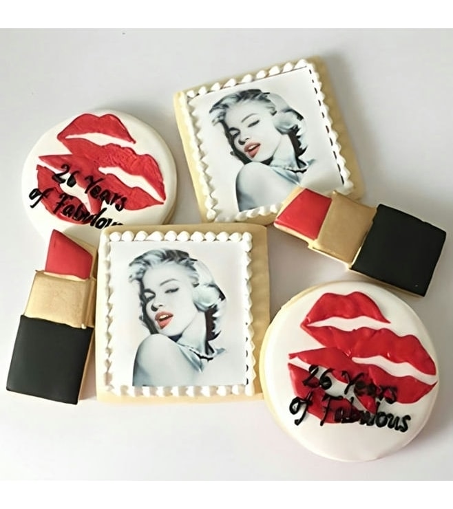 Marilyn Monroe Kisses Cookies