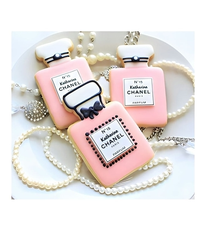 Custom Chanel Perfume Cookies
