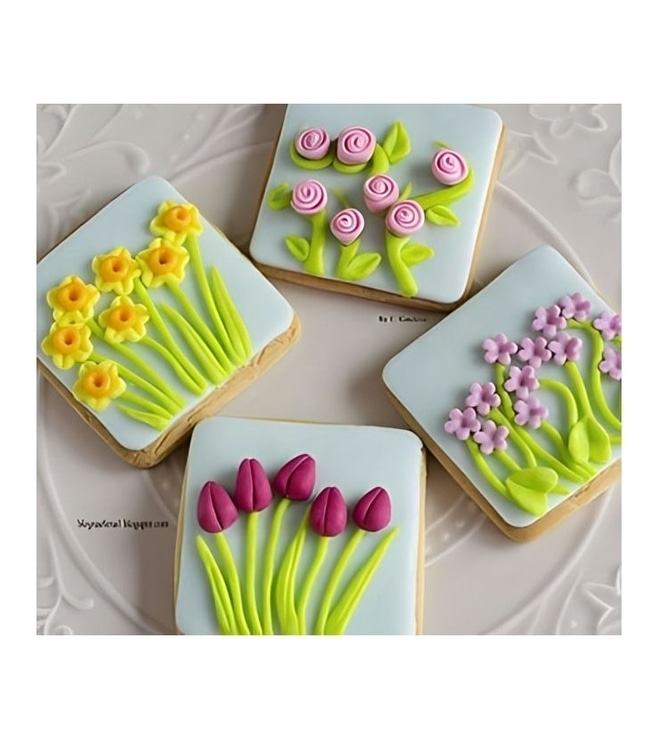 Flowers in the Meadow Cookies