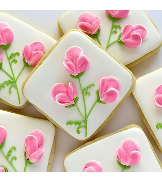 Delicate Flowers Cookies