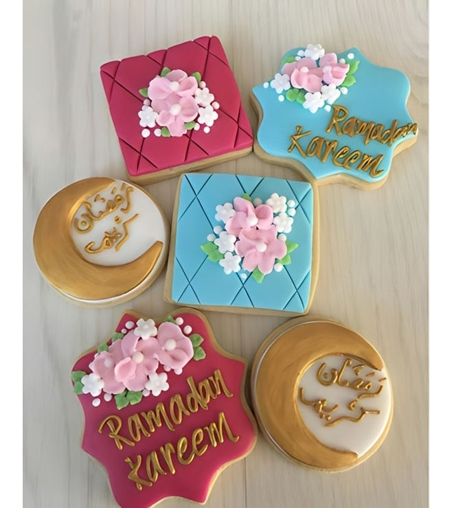 Floral Ramadan Wish Cookies