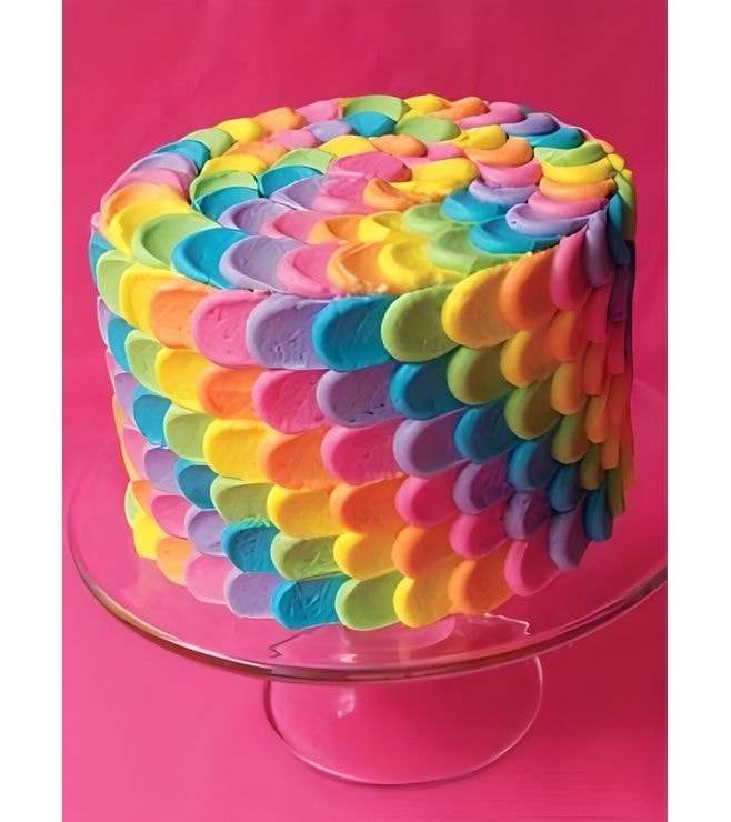 Colors of The Rainbow Cake