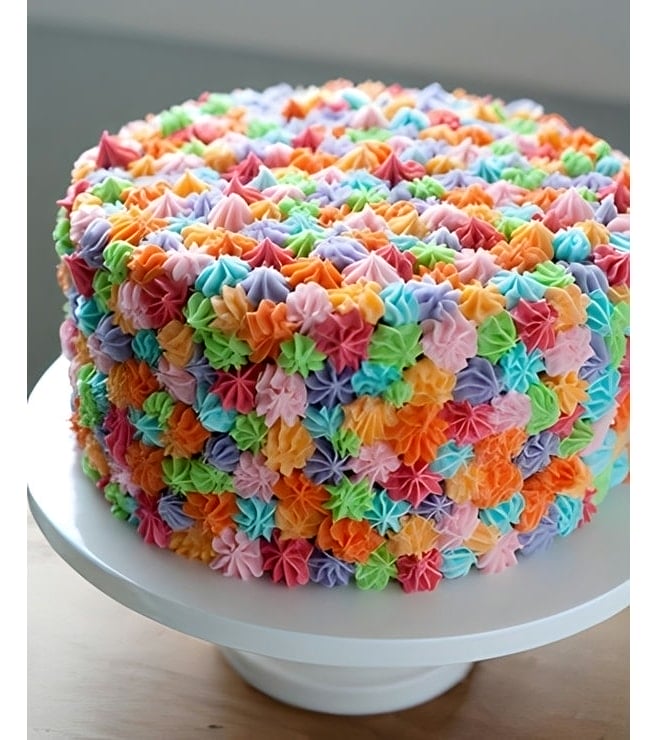 Diwali Rainbow Cake