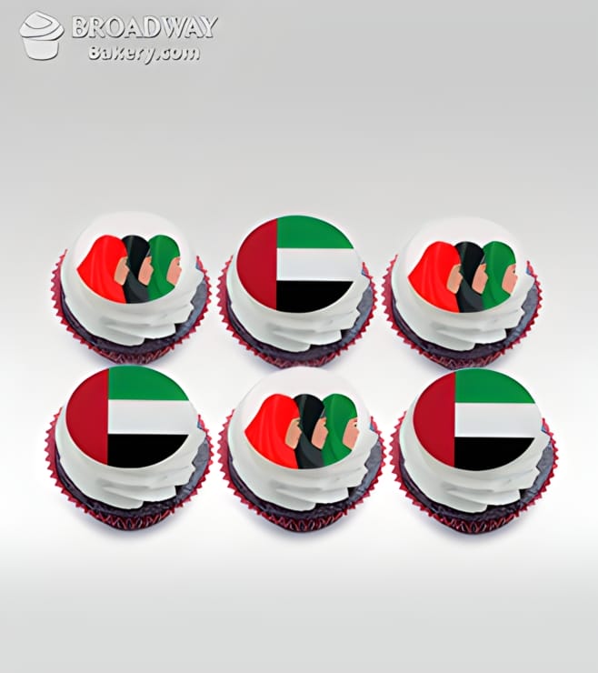 Emirati Women's Day Cupcakes