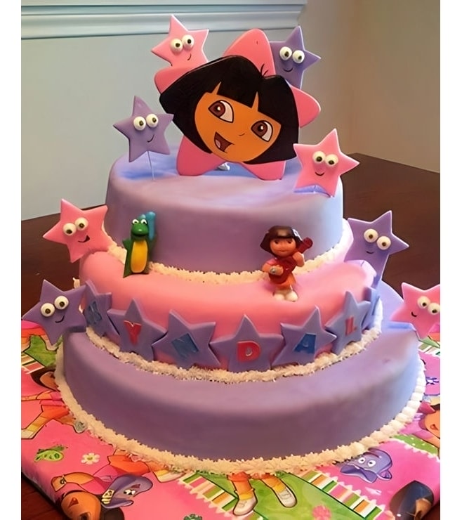 Explorer Stars to the Rescue: Dora the Explorer Cake