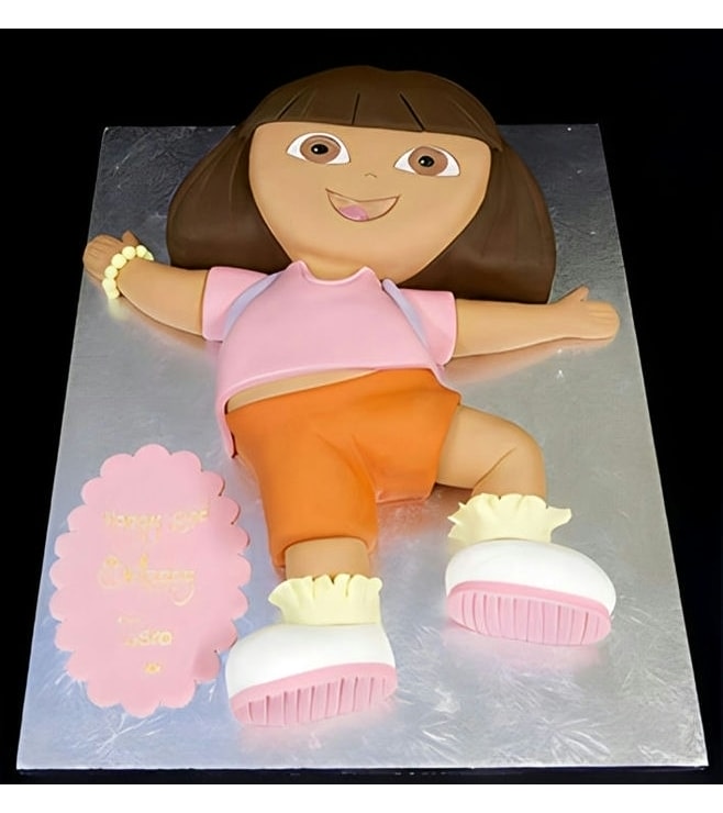Fully Body Dora the Explorer Cake