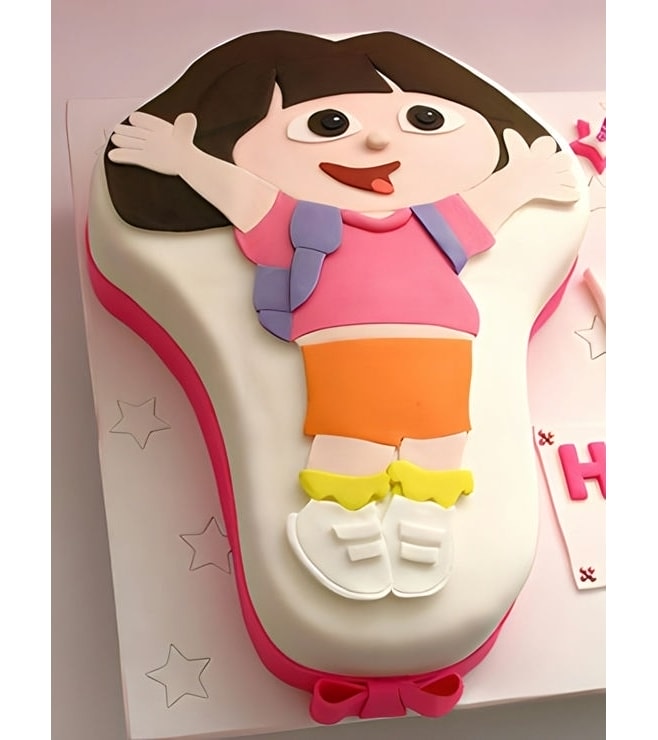 Jump for Joy Dora the Explorer Birthday Cake, Dora Explorer Cakes