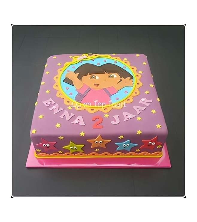 Dora the Explorer Classic Birthday Cake