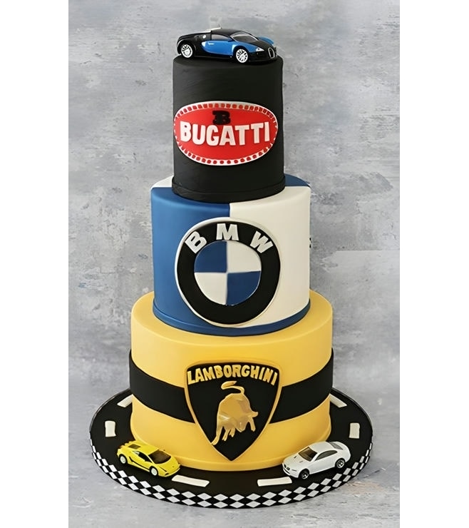 Stacked Luxury Car Cake, Men