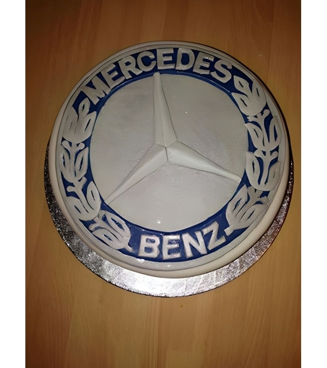 Mercedes Benz Emblem Cake, Car Cakes
