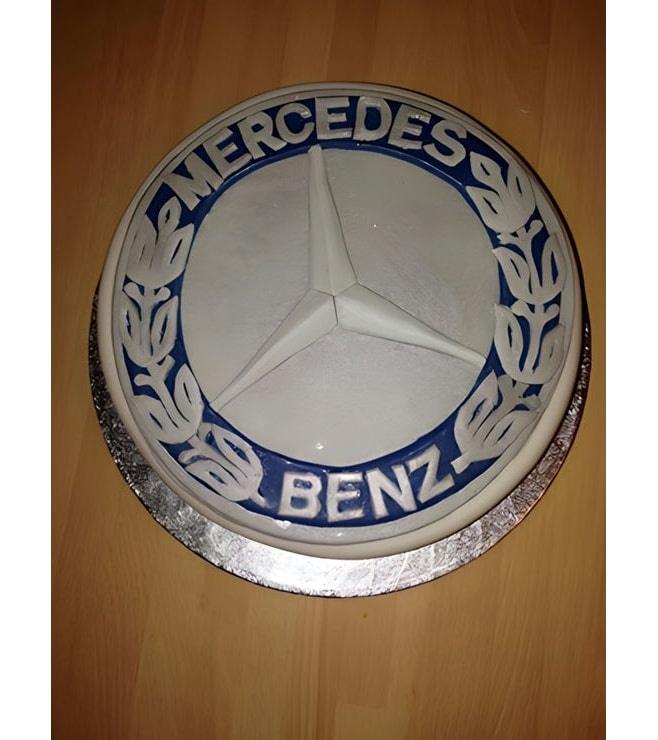 Mercedes Benz Emblem Cake