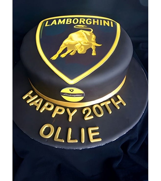 Lamborghini Logo Cake