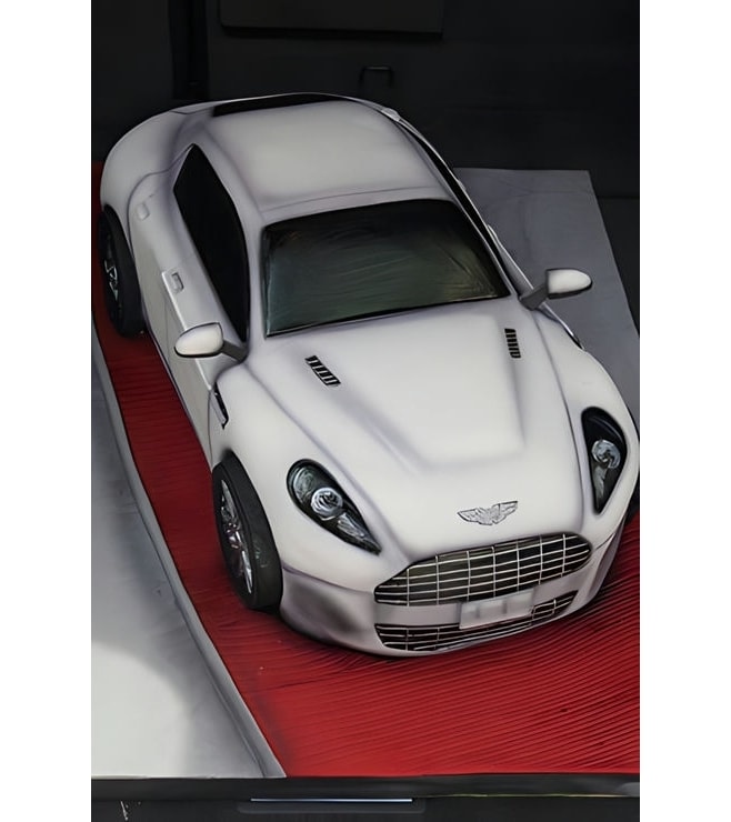 Silver Sports Car Cake, Car Cakes