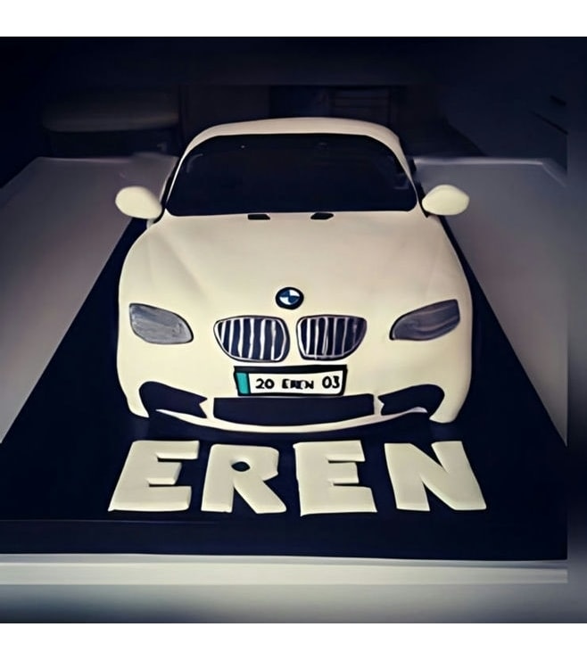 Sleek BMW Cake