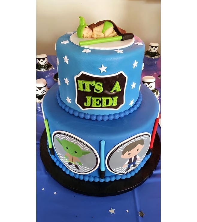 Napping Jedi Star Wars Birthday Cake