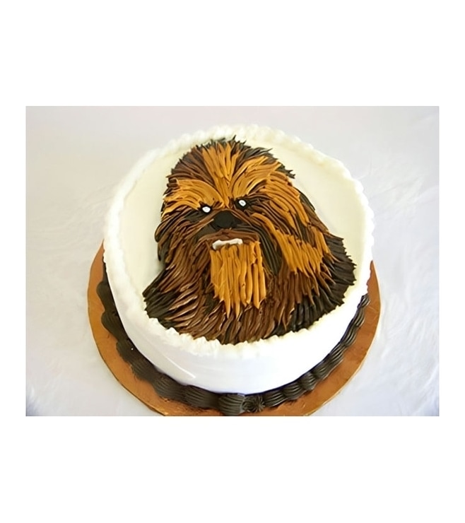 Chewbecca Profile Star Wars Birthday Cake, Star Wars Cakes