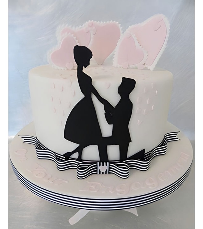 Down on One Knee Cake, Engagement Cakes