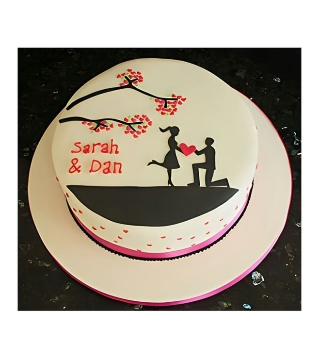 Just You & Me Cake, Engagement Cakes