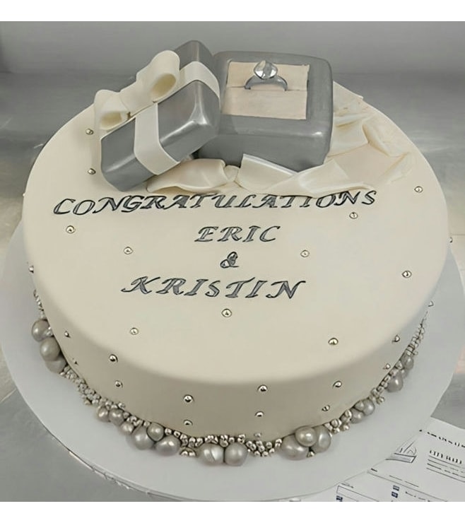 Congratulatory Ringbox Cake