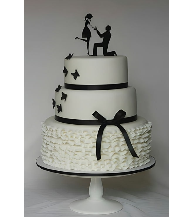 Down on One Knee Cake, Engagement Cakes