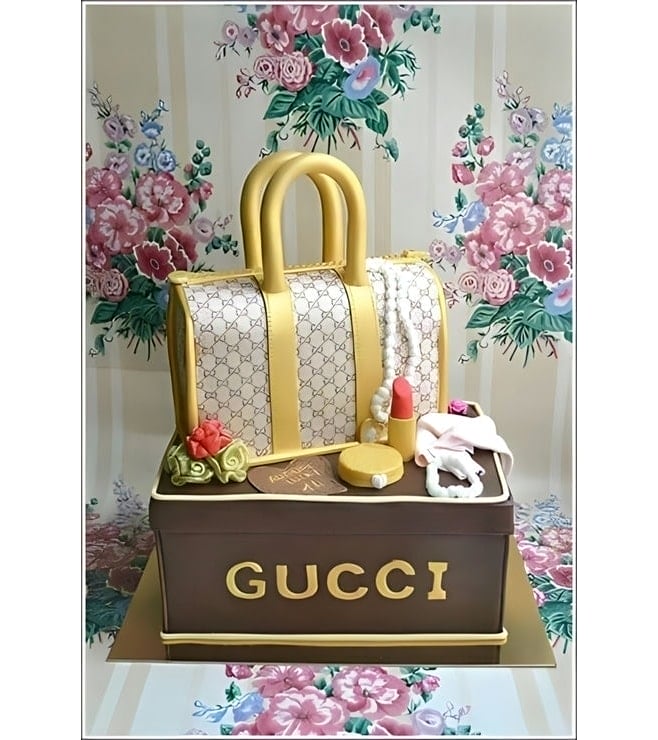 Gucci Accessories Bridal Shower Cake