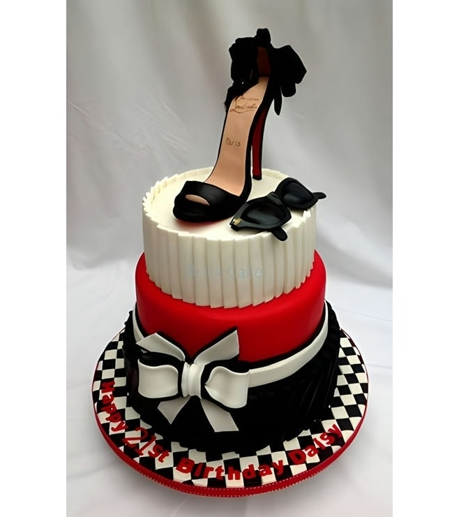 Dramatic Heel Bridal Shower Cake, Bridal Shower Cakes