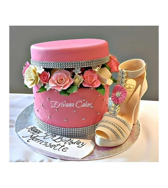 Flower Box Bridal Shower Cake, Bridal Shower Cakes