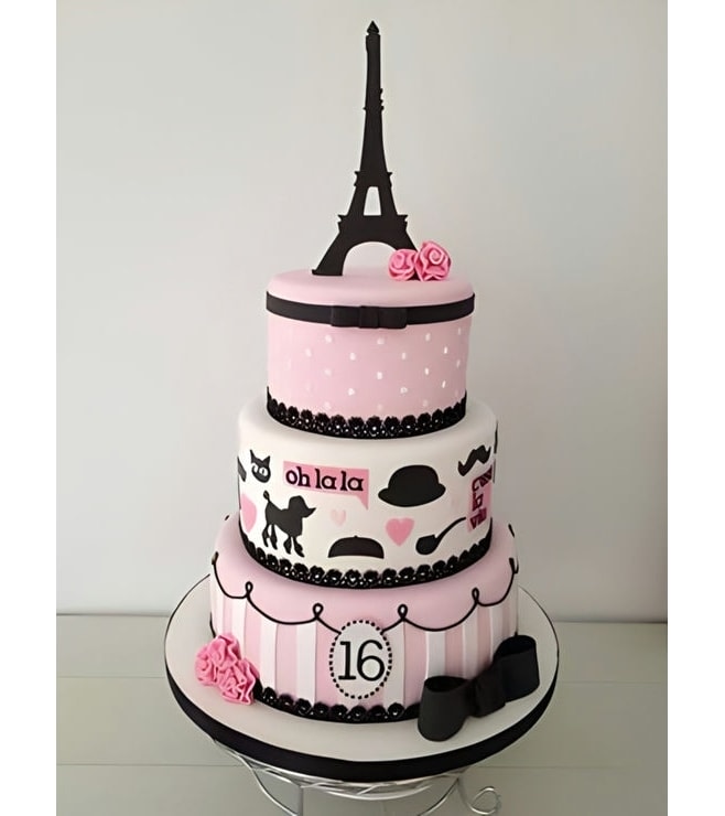 French Romance Bridal Shower Cake, Bridal Shower Cakes