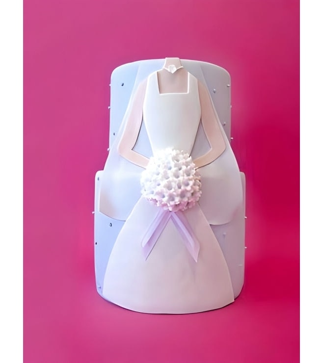 Tiered Gown Bridal Shower Cake