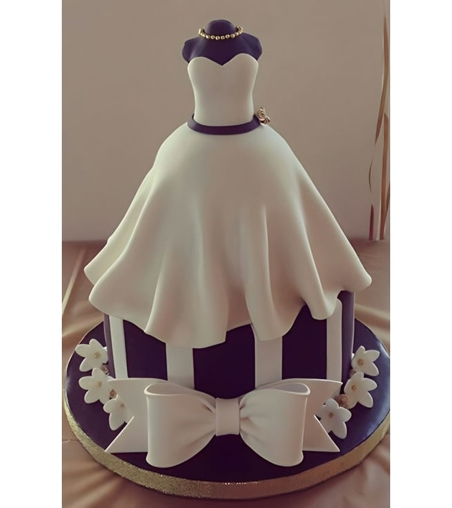 Dress Mannequin Bridal Shower Cake