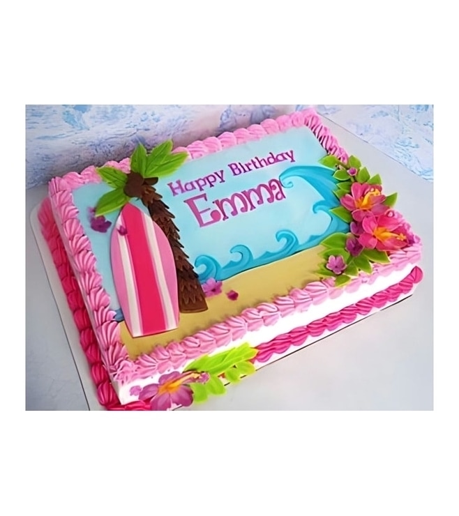 Surf's Up Birthday Cake