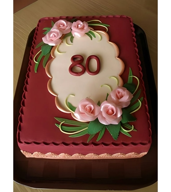 Vintage Floral Birthday Cake, Cakes for Kids