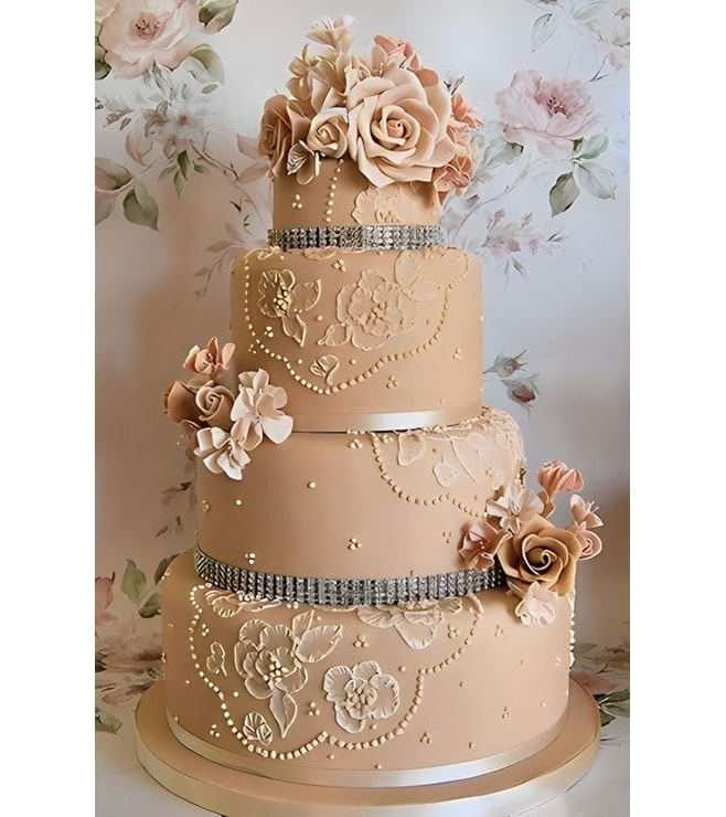 Victorian Wedding Cake, Rose Cakes