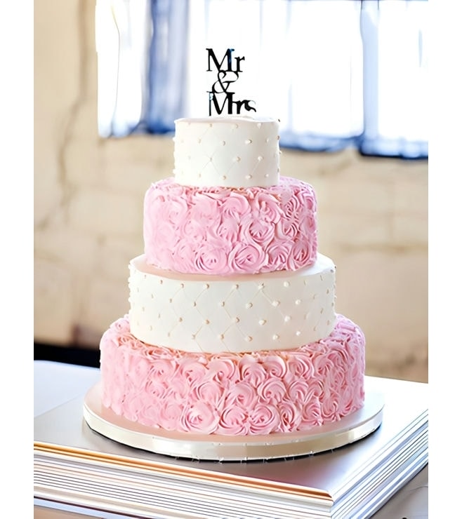 Buttercream Dream Wedding Cake, Customized Cakes