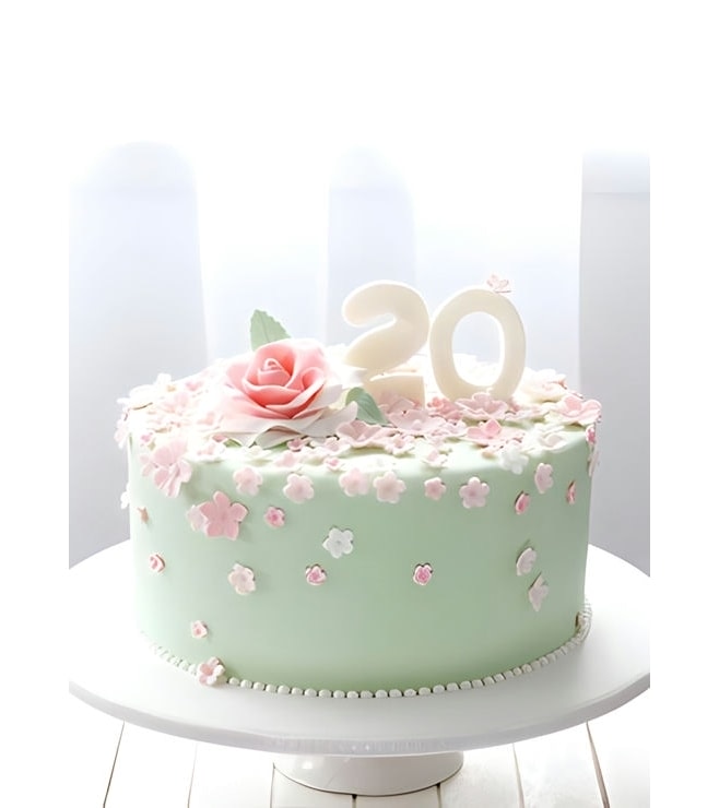 Pastel Spring Explosion Cake, Rose Cakes