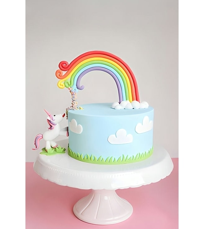 Unicorn Rainbow Cake