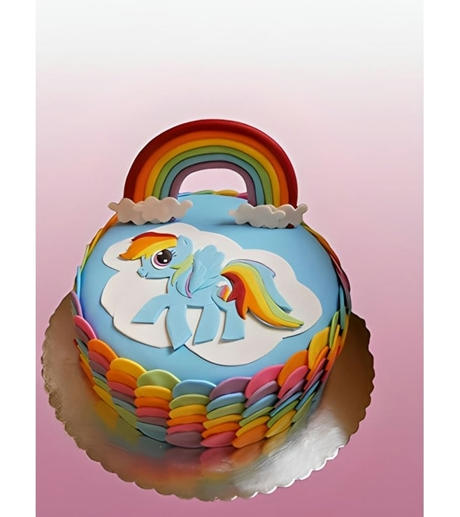 Rainbow Dash Rainbow Dancer Cake