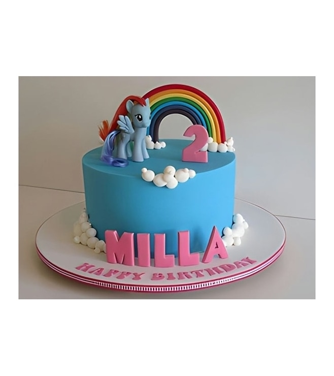 Rainbow Dash Flying High Cake