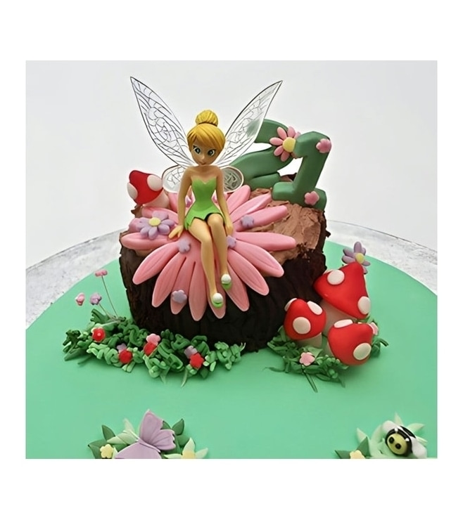 Tinkerbell Neverland Garden Cake