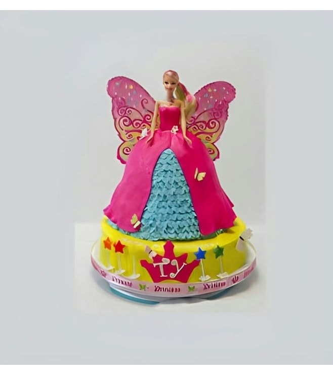 Pretty in Pink Fairy Cake