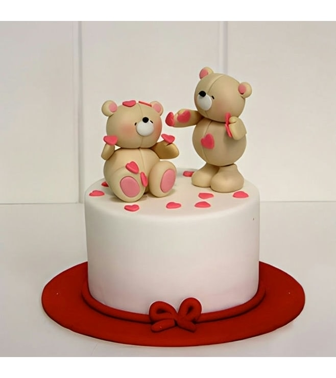 Love Bears Cake, Heart Shaped Cakes