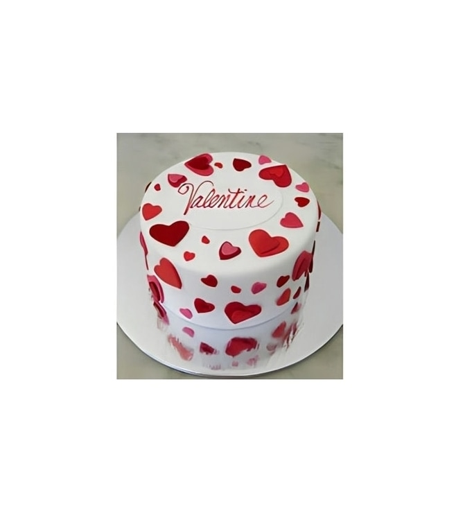 Drizzled with Hearts Cake, Heart Shaped Cakes