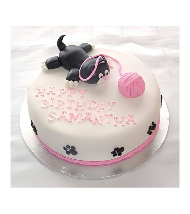 Mischievous Cat Cake