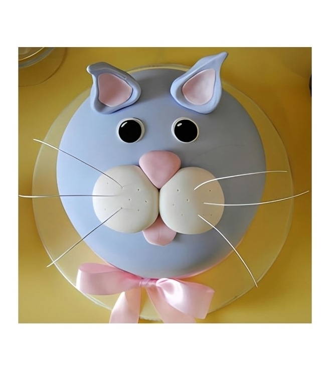 Cute Grey Cat Cake, Cat Cakes